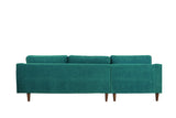 ANDERSON TURQUOISE LAF SECTIONAL