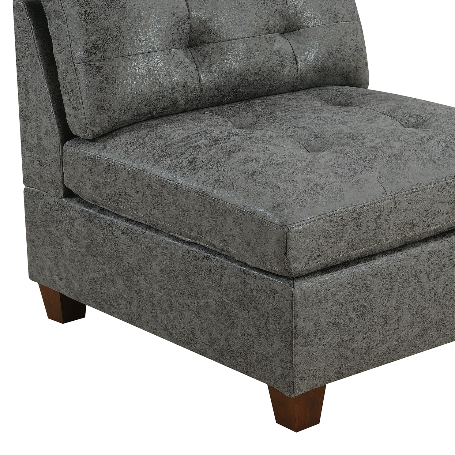 5PC ANTIQUE GRAY MODULAR SET