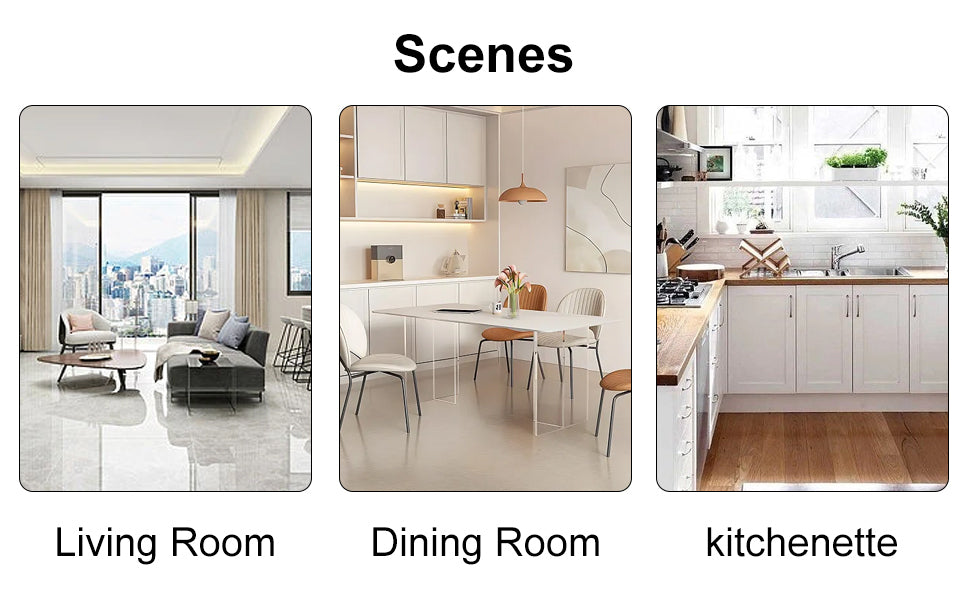 Table and chair set. 1 table and 6 black chairs. Glass dining table with 0.31-inch tempered glass tabletop and black coated metal legs. Equipped with black PU chairs 1123 008