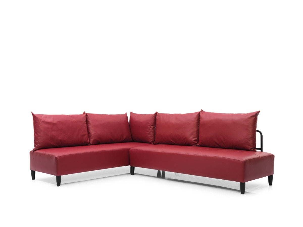 Inferno Metal Frame PU Upholstered Sectional