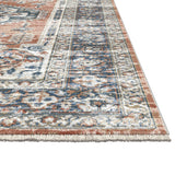 Wasilla Rust/Natural/Blue Area Rug 4x6