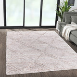 Talas Trellis Area Rug in Cream