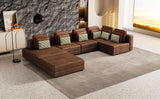 112.7" Modular Sectional w/ ottoman