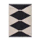 Black & Ivory Modern Area Rug