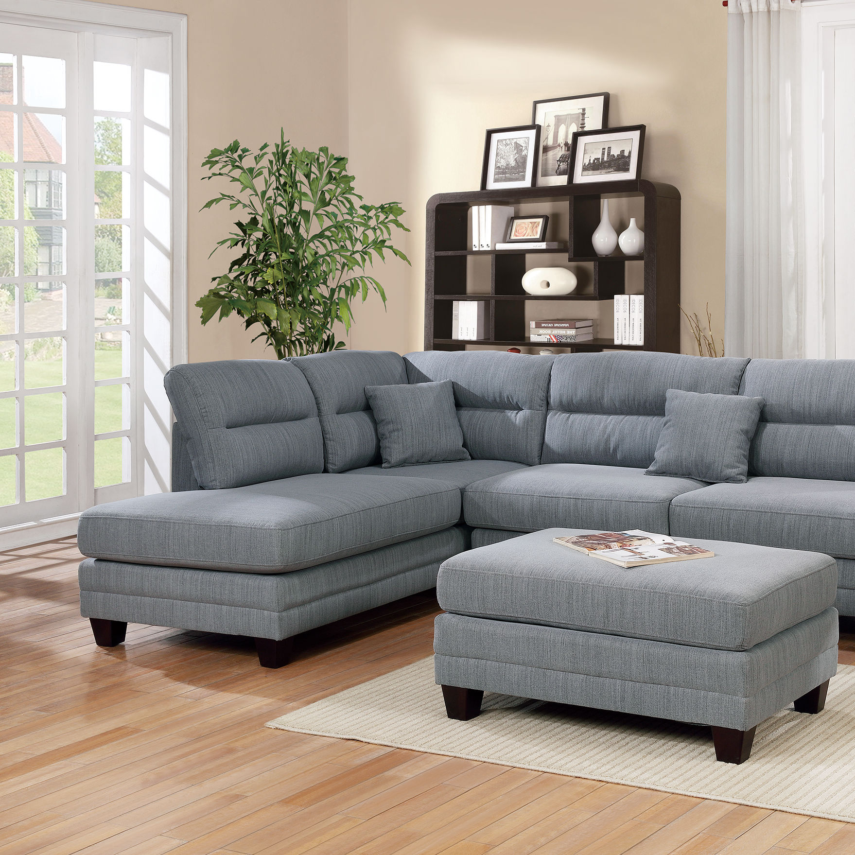 3-PC SECTIONAL in Grey