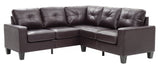 Glory Furniture Newbury G464B-SC SectionalÃŠÃŠ , DARK BROWN