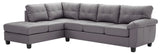 Glory Furniture Gallant G912B-SC Sectional , GRAY