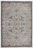 Saffron Beige, Blue, and Brown Area Rug 8x10