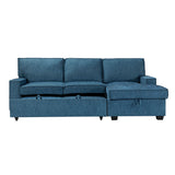 Roger INDIGO Pull Out  Sleeper Sectional