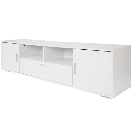 Modern TV stand with LED Lights Entertainment Center TV cabinet with Storage for Up to 75 inch for Gaming Living Room Bedroom
