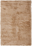 Tan Faux Fur Area Rug 8x10