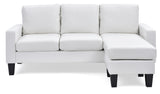 Jenna WHITE Sofa Chaise