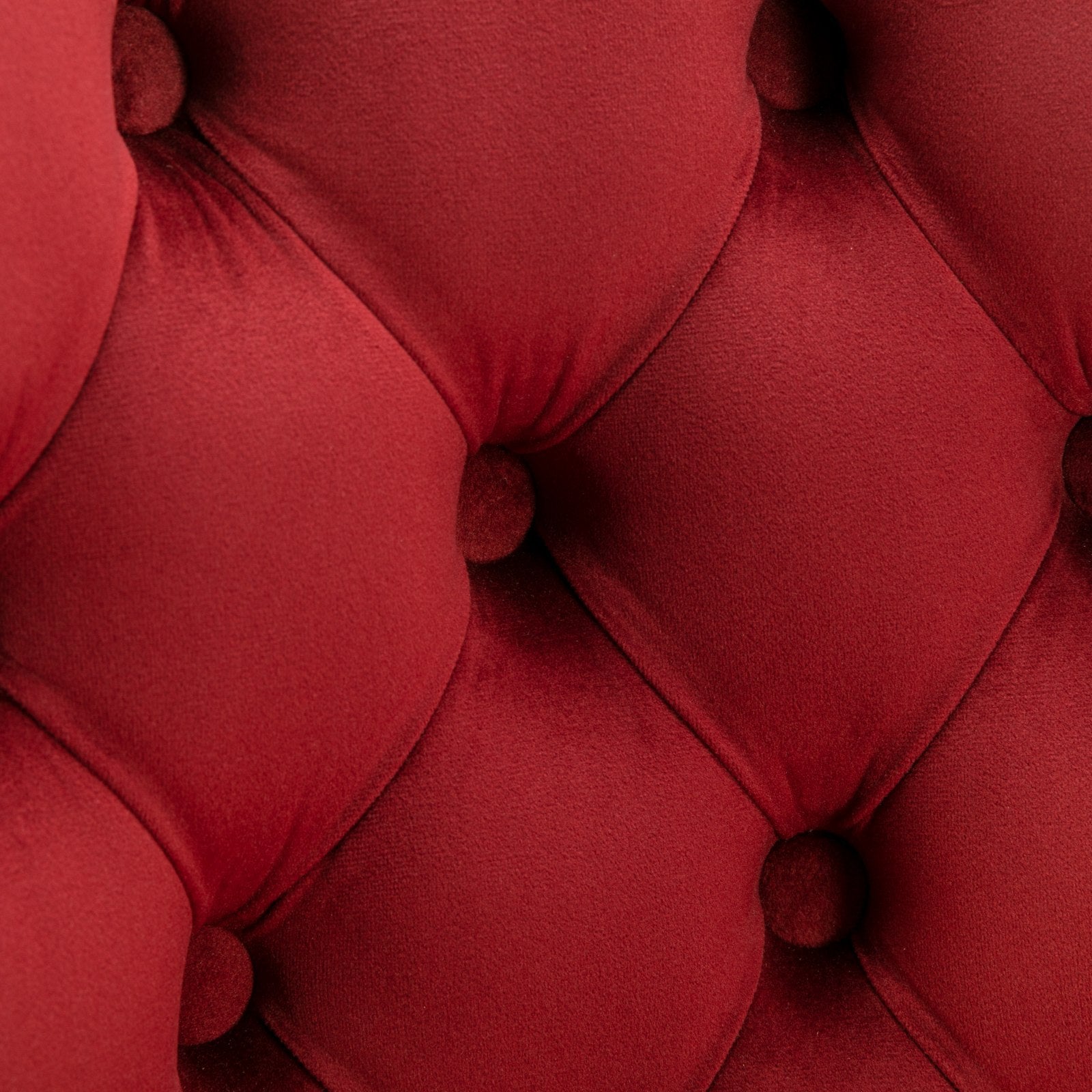 Swivel Velvet Barstools Adjusatble Burgundy Set of 2