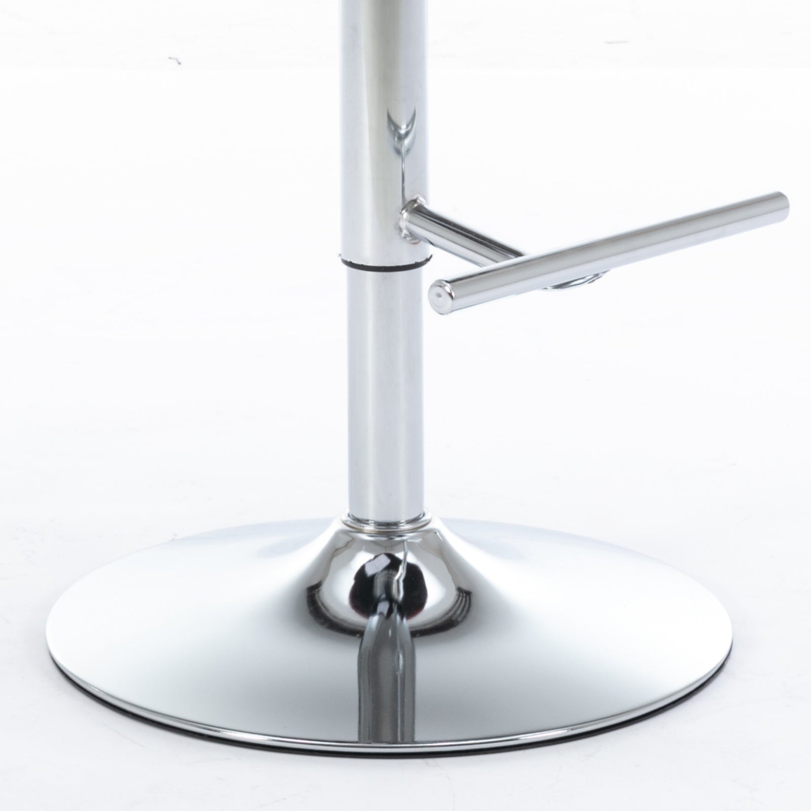 Swivel Velvet Barstools Adjusatble Burgundy Set of 2