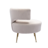 Accent  Chair with  Golden feet