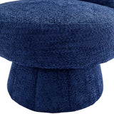 360 Degree Fluffy  Fabric Chair Swivel Cuddle Barrel Accent Chairs