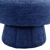 360 Degree Fluffy  Fabric Chair Swivel Cuddle Barrel Accent Chairs