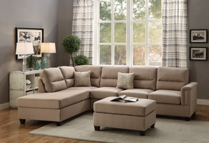 3-PCS SECTIONAL in Sand