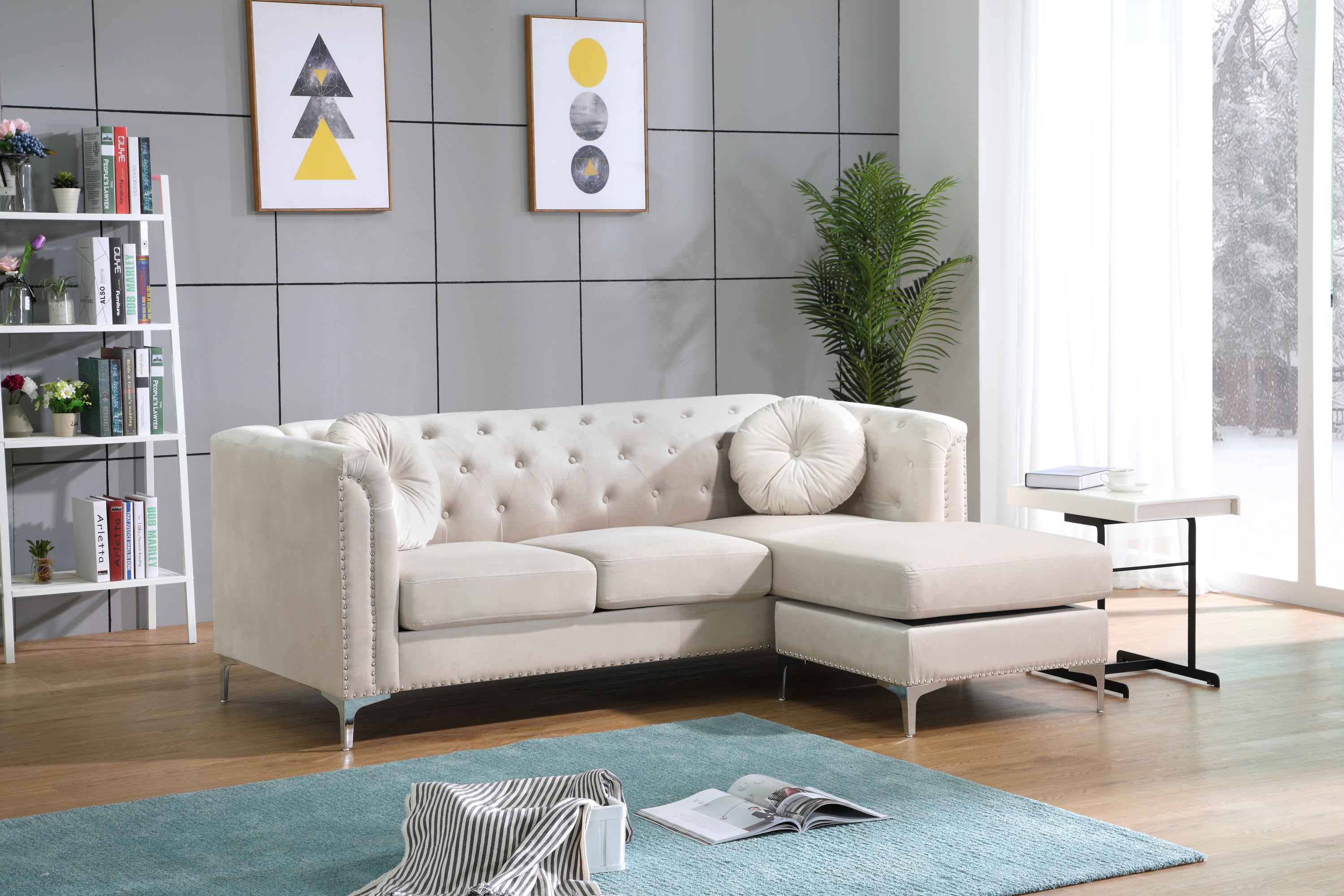IVORY Pompano Sofa Chaise