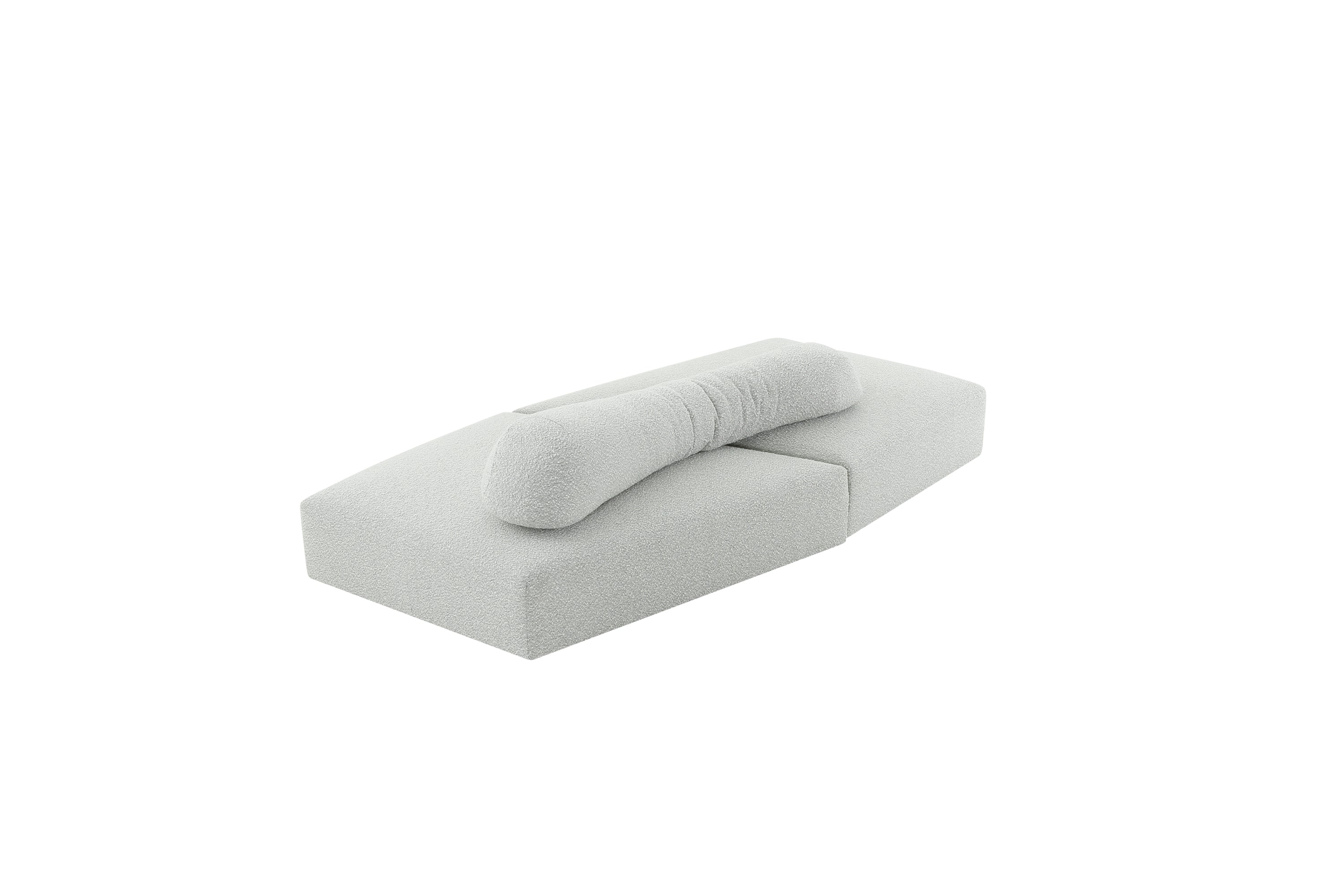 Modular Sectional Sofa Set, Sofa without Backrest for Living Room