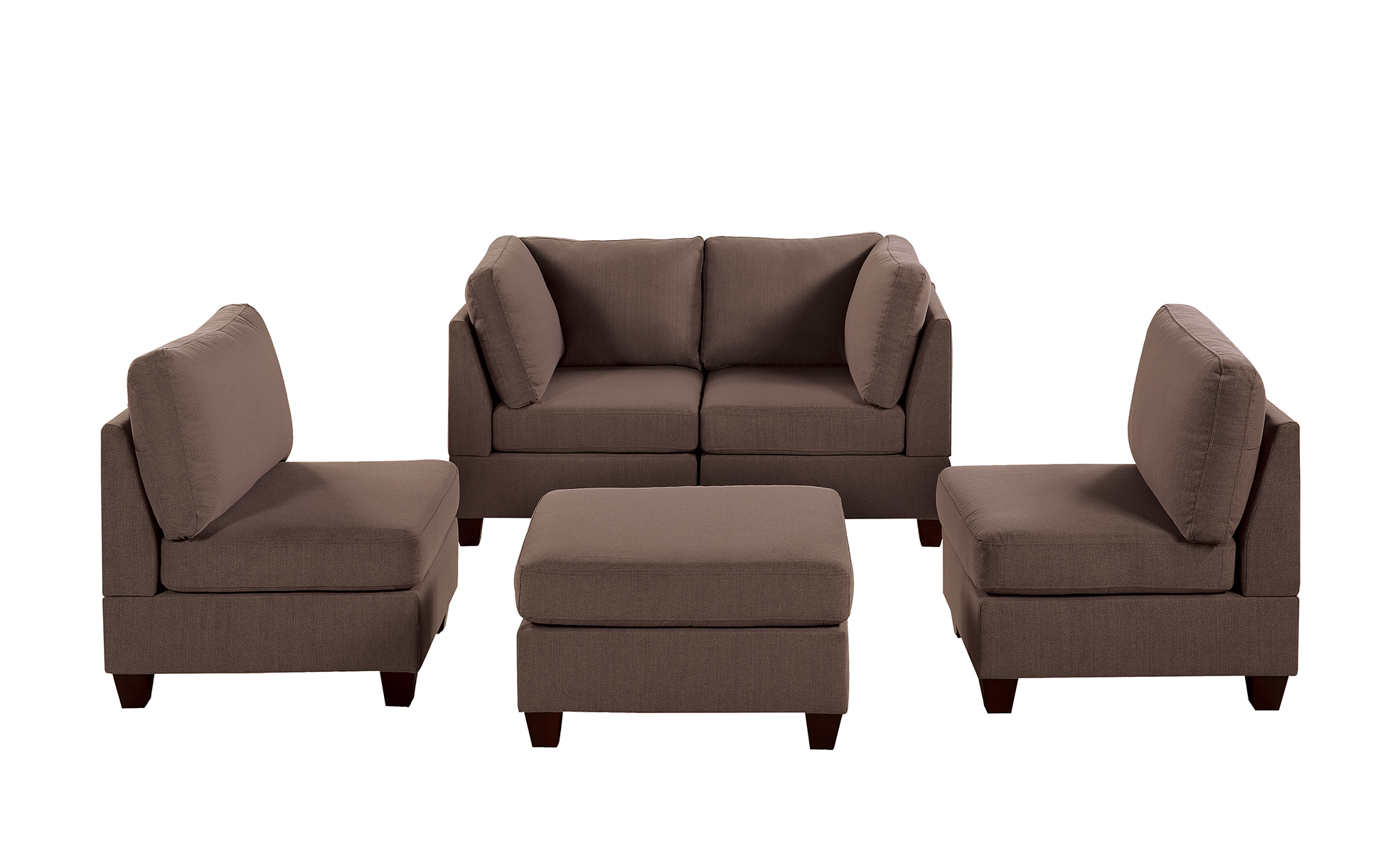 5PC BLACK COFFEE MODULAR SET