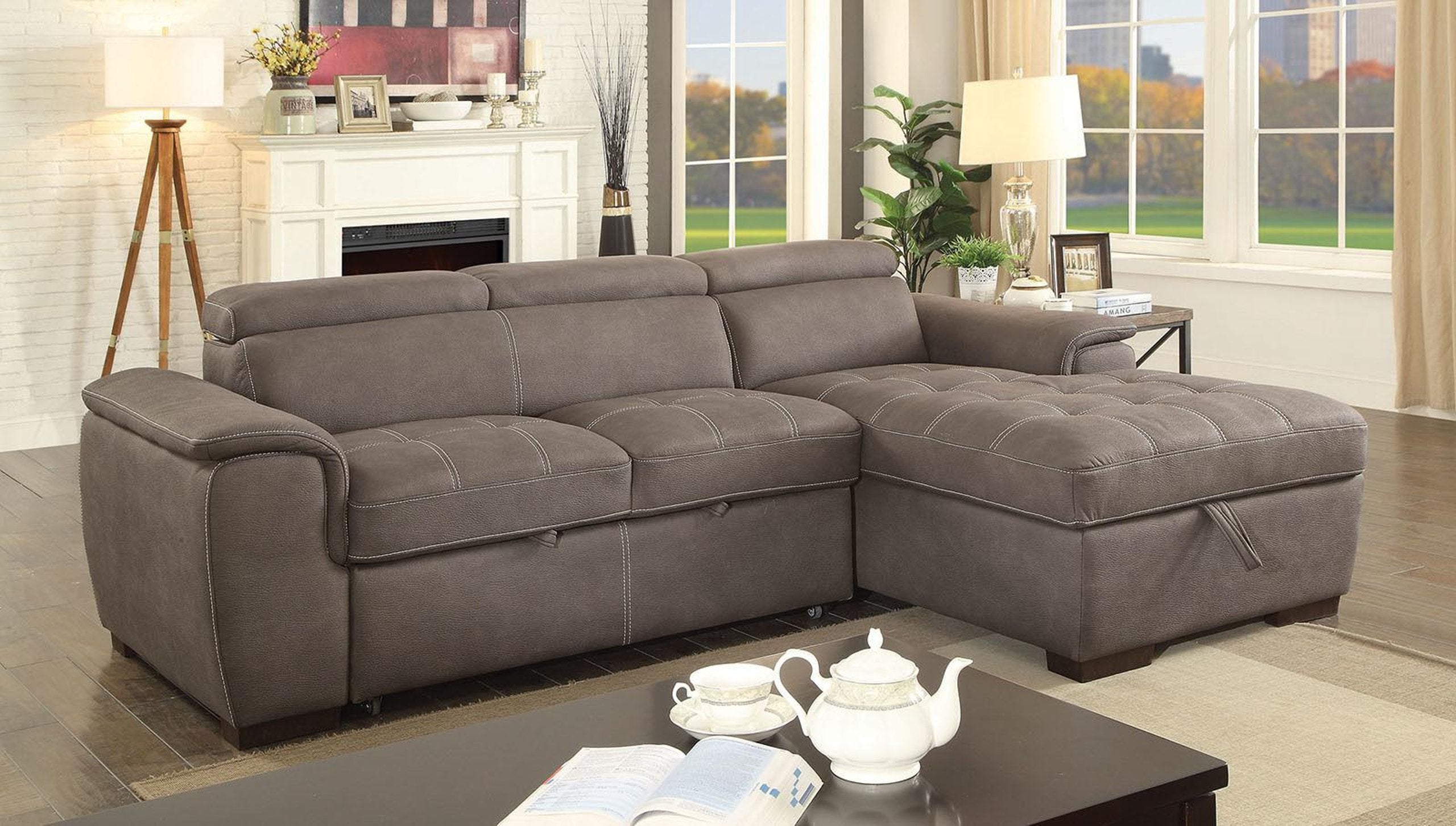 Ash Brown Sectional