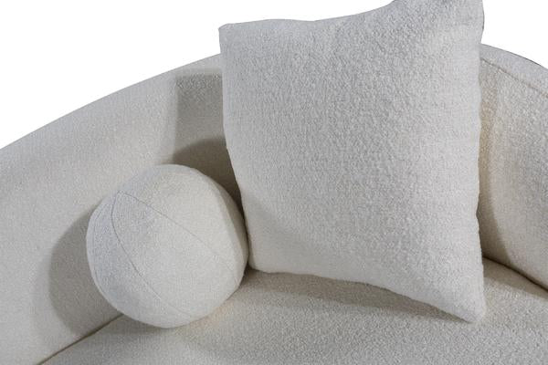 BONITA IVORY BOUCLE SOFA & LOVESEAT