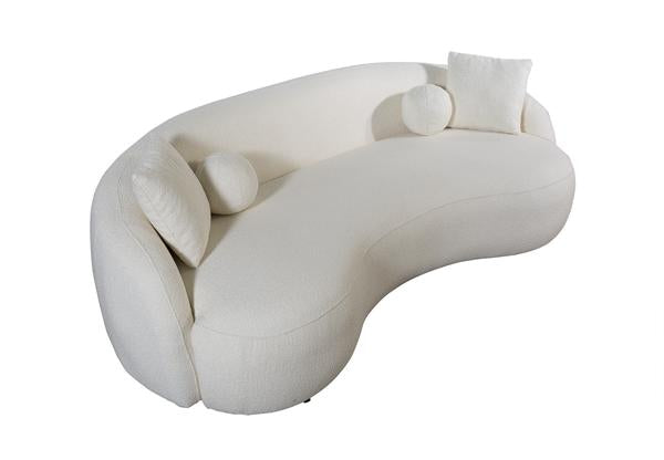 BONITA IVORY BOUCLE SOFA & LOVESEAT