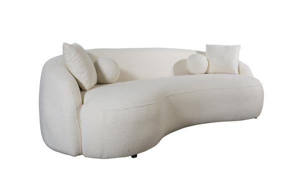 BONITA IVORY BOUCLE SOFA & LOVESEAT