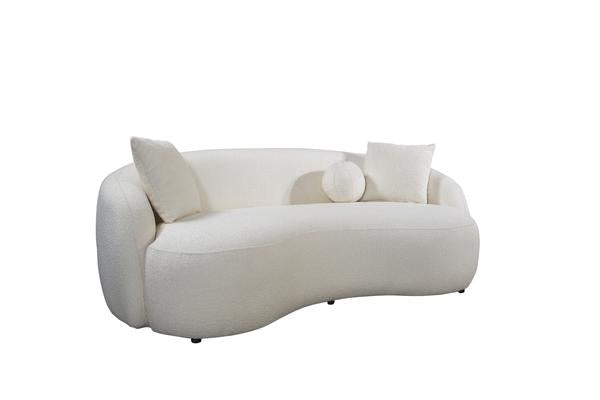 BONITA IVORY BOUCLE SOFA & LOVESEAT