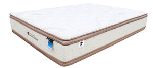 BAMBOO FABRIC FOAM ENCASED INFINITY SPRING EURO TOP DOUBLE SIDED MATTRESS