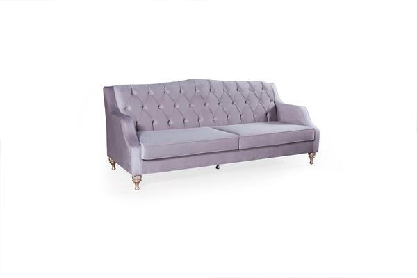 LOTUS COBBLESTONE VELVET SOFA LOVESEAT On Demand Furniture