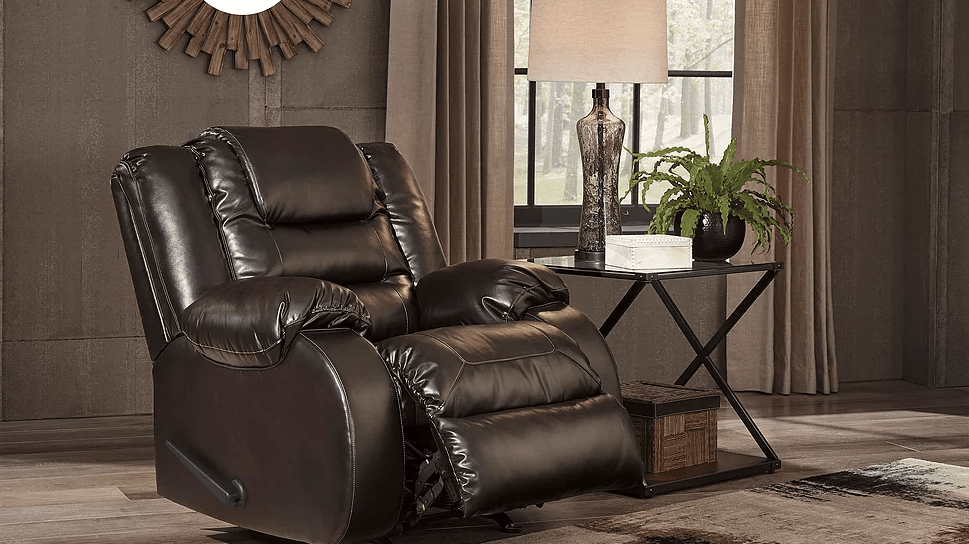 VACHERIE BROWN RECLINING SOFA & LOVESEAT