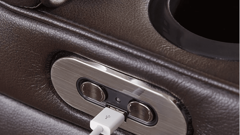 WARNERTON CHOCOLATE POWER RECLINING SOFA & LOVESEAT