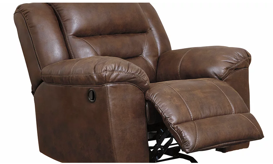 STONELAND CARAMEL RECLINING SOFA & LOVESEAT