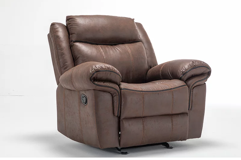 LAREDO BROWN RECLINING SOFA & LOVESEAT