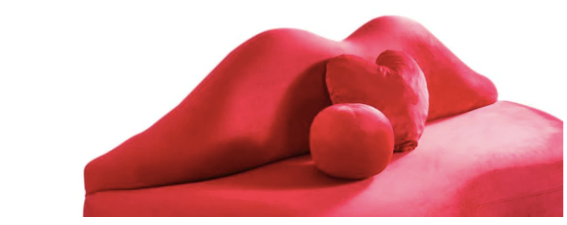 LIPS RED VELVET LOVESEAT