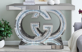 DOUBLE G SIGN LED CONSOLE TABLE