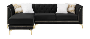 ZIA BLACK SECTIONAL