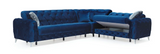 Ace Blue Sectional 