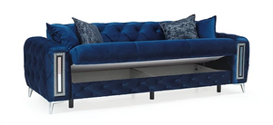 MIMOZA BLUE SOFA & LOVESEAT