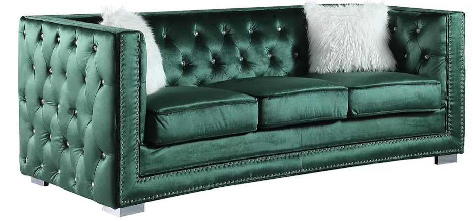 PARIS GREEN  SOFA & LOVESEAT