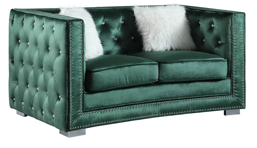 PARIS GREEN  SOFA & LOVESEAT