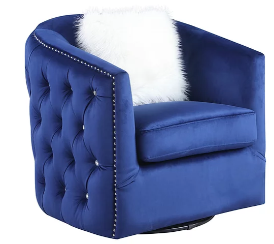 PARIS BLUE SOFA & LOVESEAT