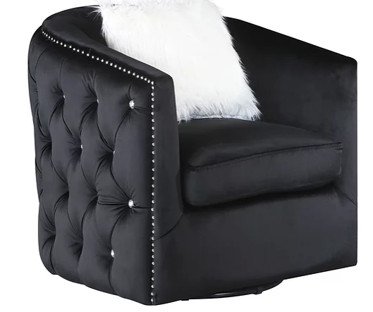 PARIS BLACK SOFA & LOVESEAT