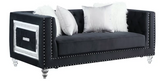 MILEY BLACK SOFA & LOVESEAT