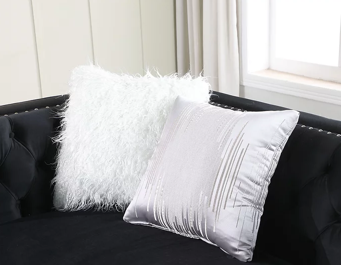 MILEY BLACK SOFA & LOVESEAT