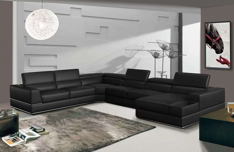 PELLA BLACK SECTIONAL