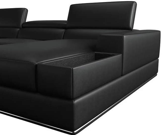 PELLA BLACK SECTIONAL