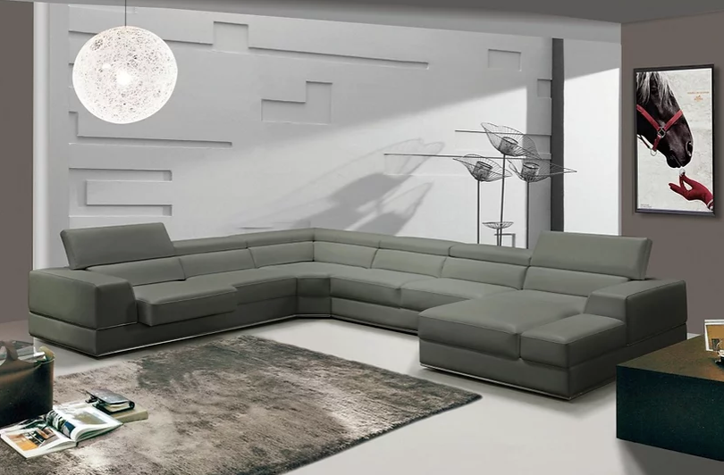 PELLA GREY SECTIONAL